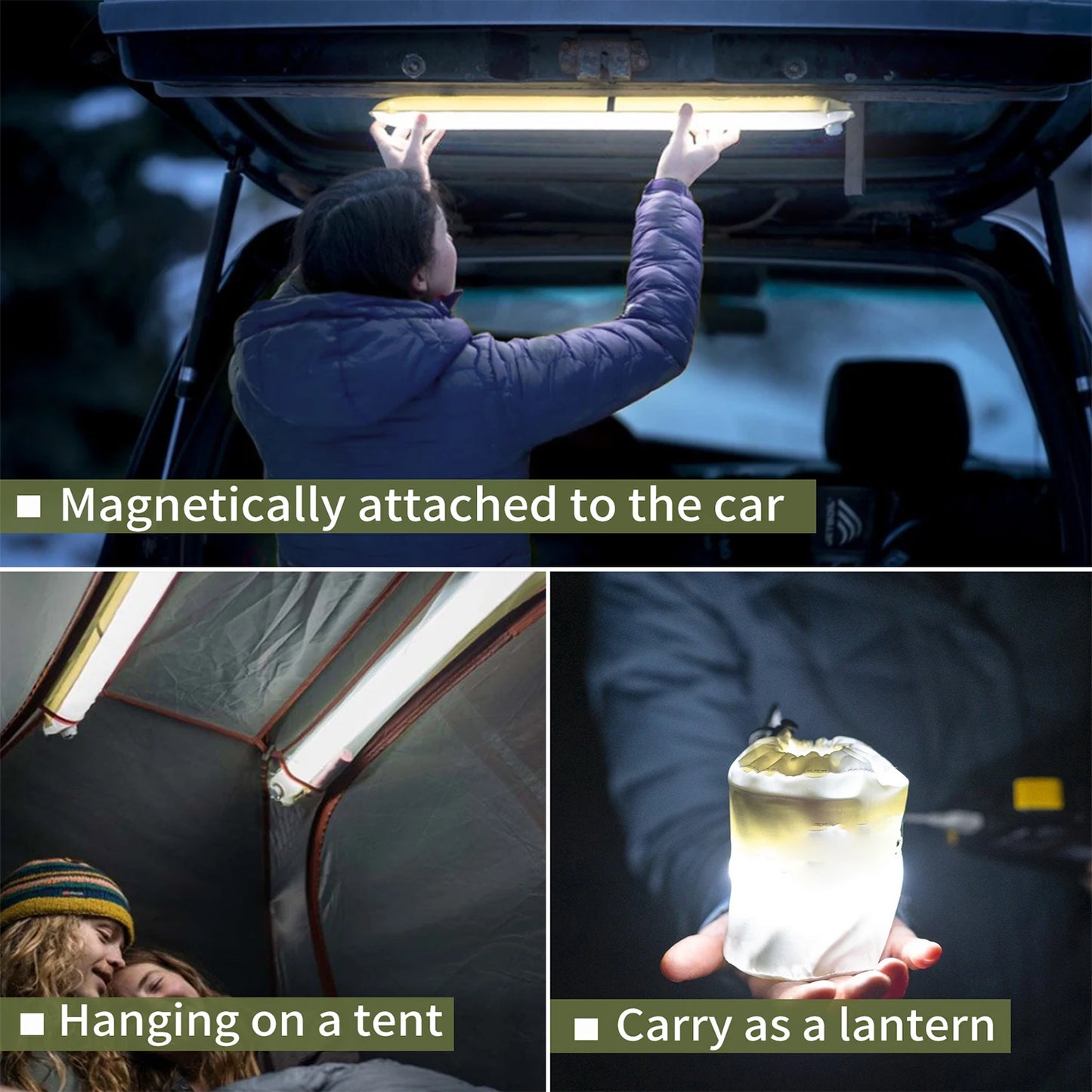 SELORSS Rechargeable Portable Camping Strong Light