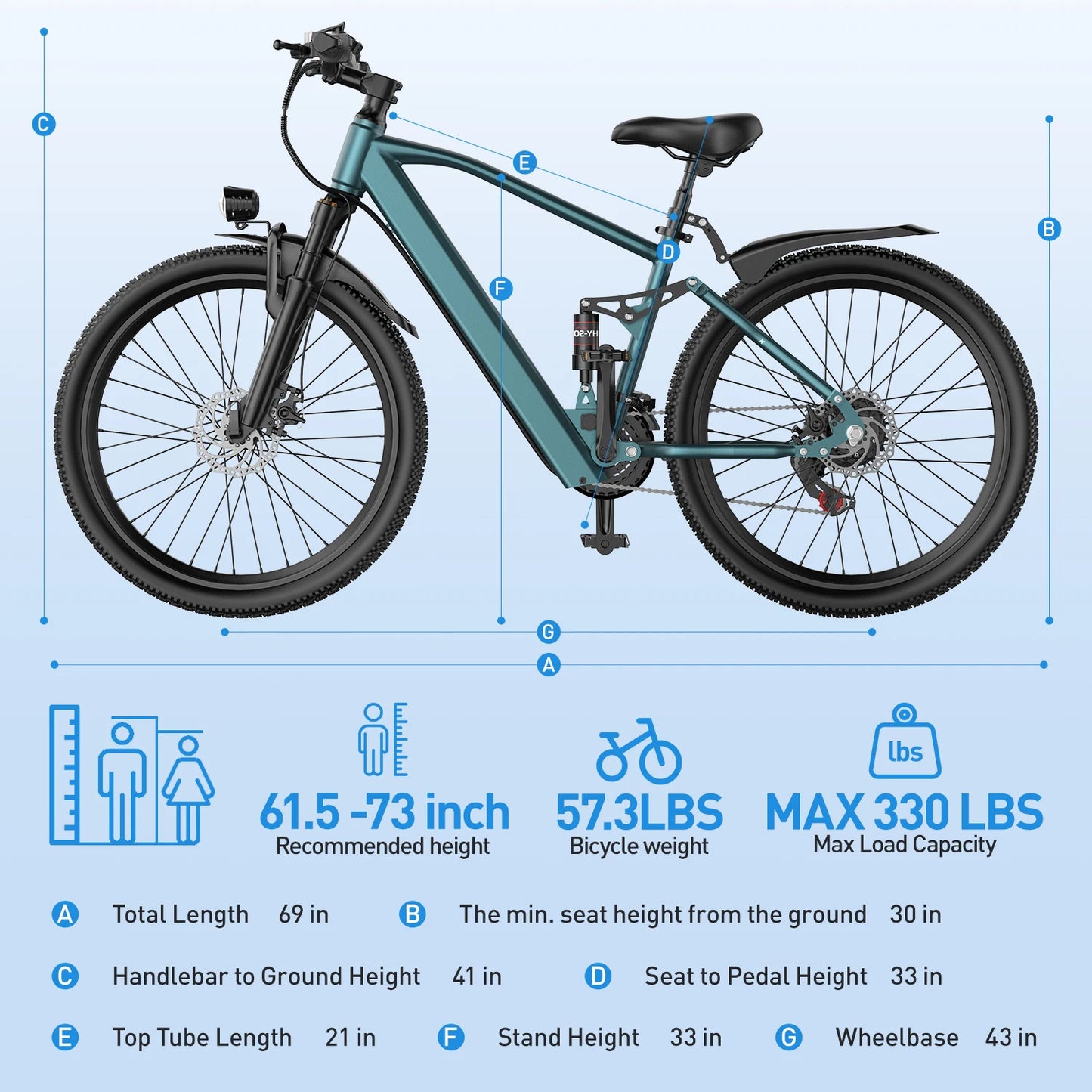 500W Electric Motorcycle for Adults with Powerful Lithium Battery