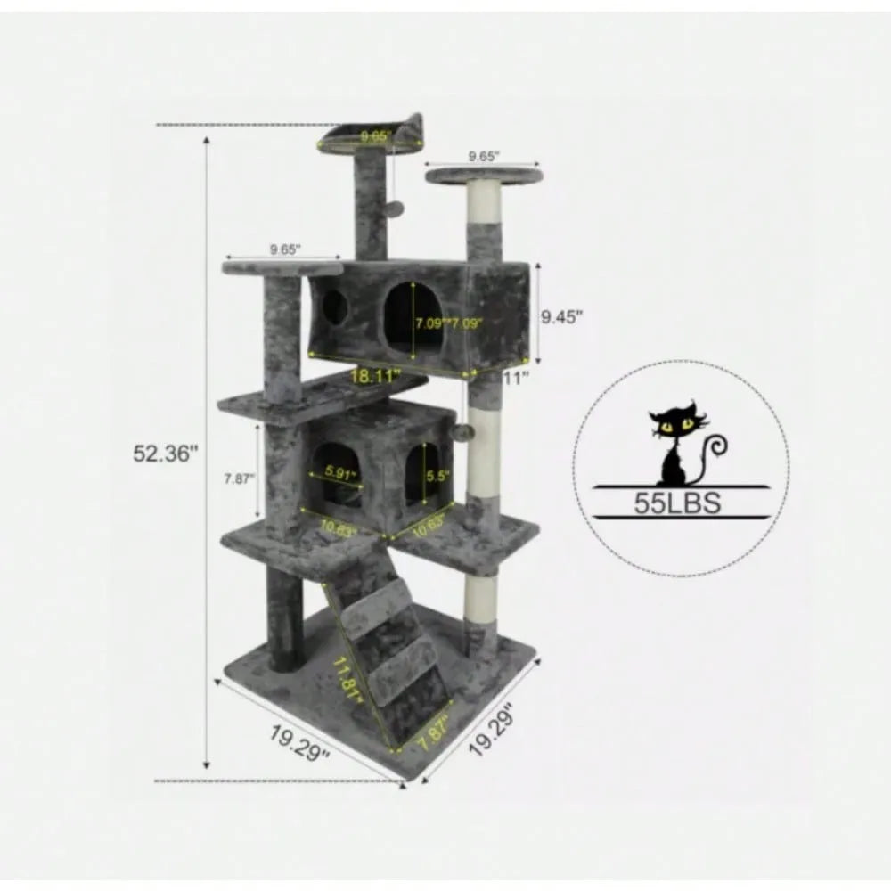 Cat Tree Tower Activity Center for Fun and Relaxation