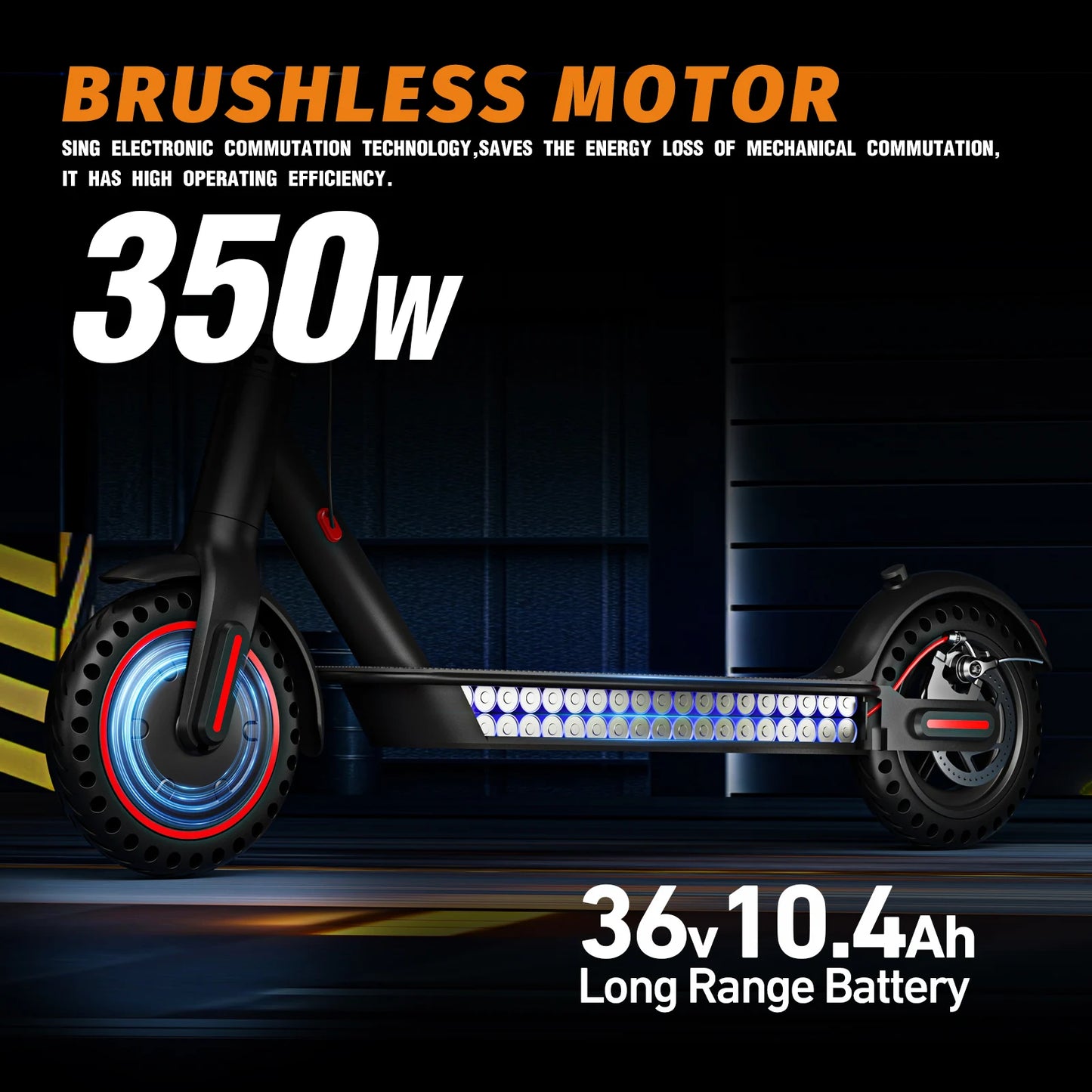 Foldable Electric Scooter with Dual Brake System for All Ages