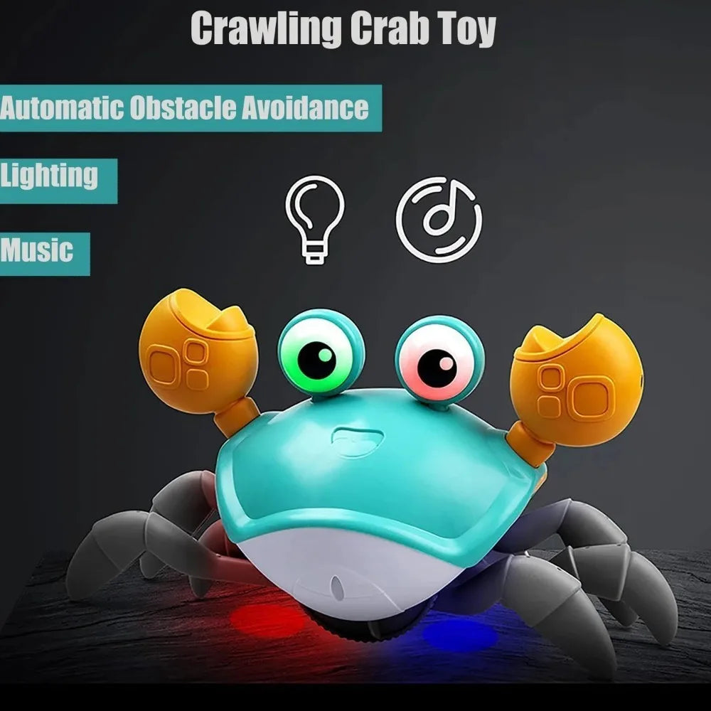 Interactive Dancing Crab Dog Toy With Musical Sounds