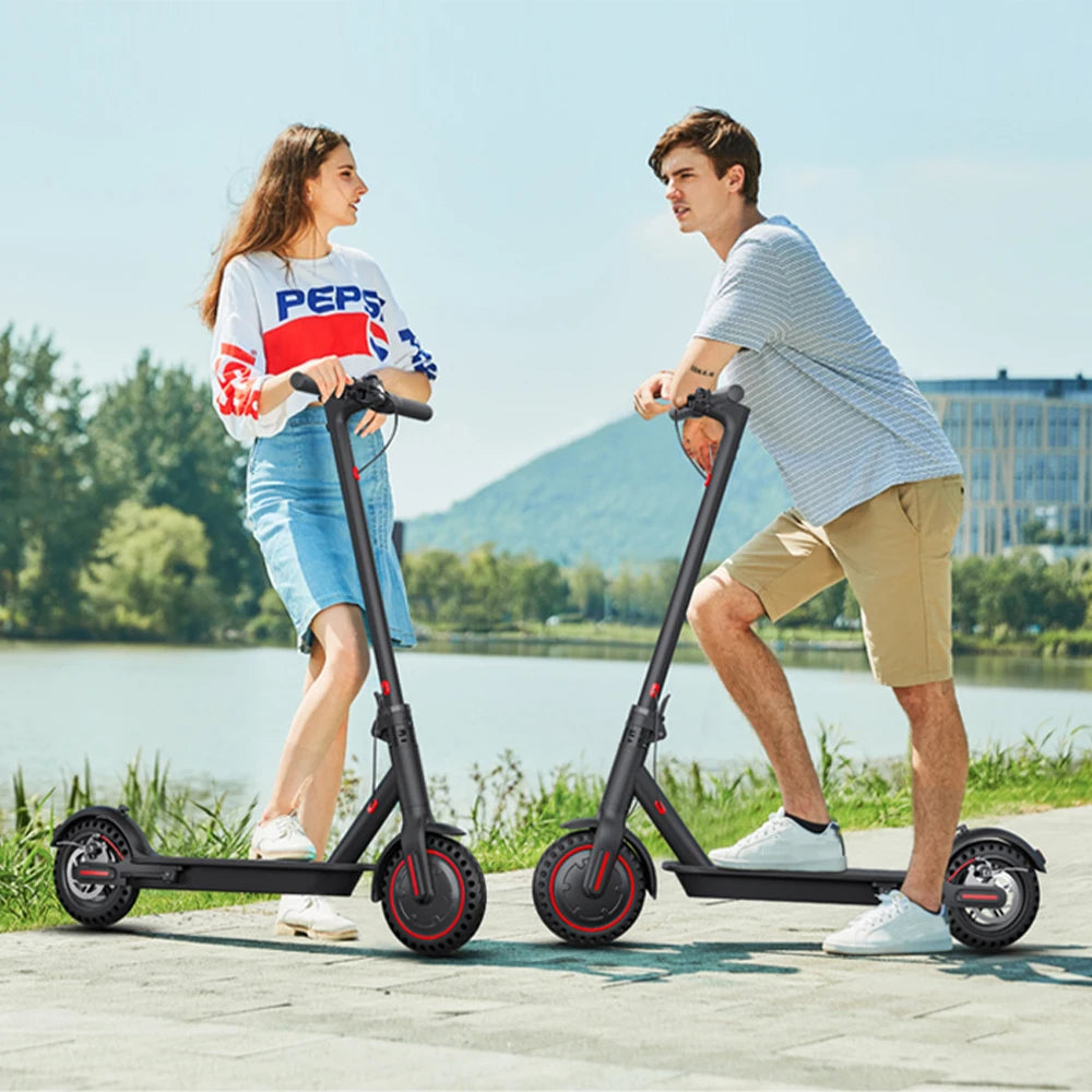 Foldable Electric Scooter with Dual Brake System for All Ages