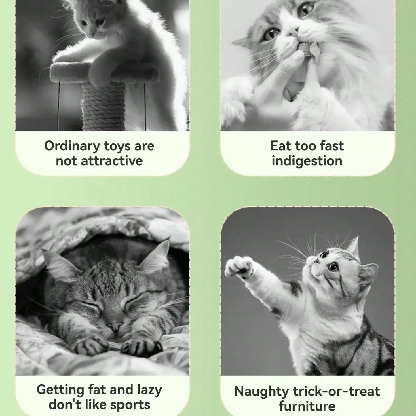 Rotating Cat Snack Dispenser Toy For Curious Pets Playful