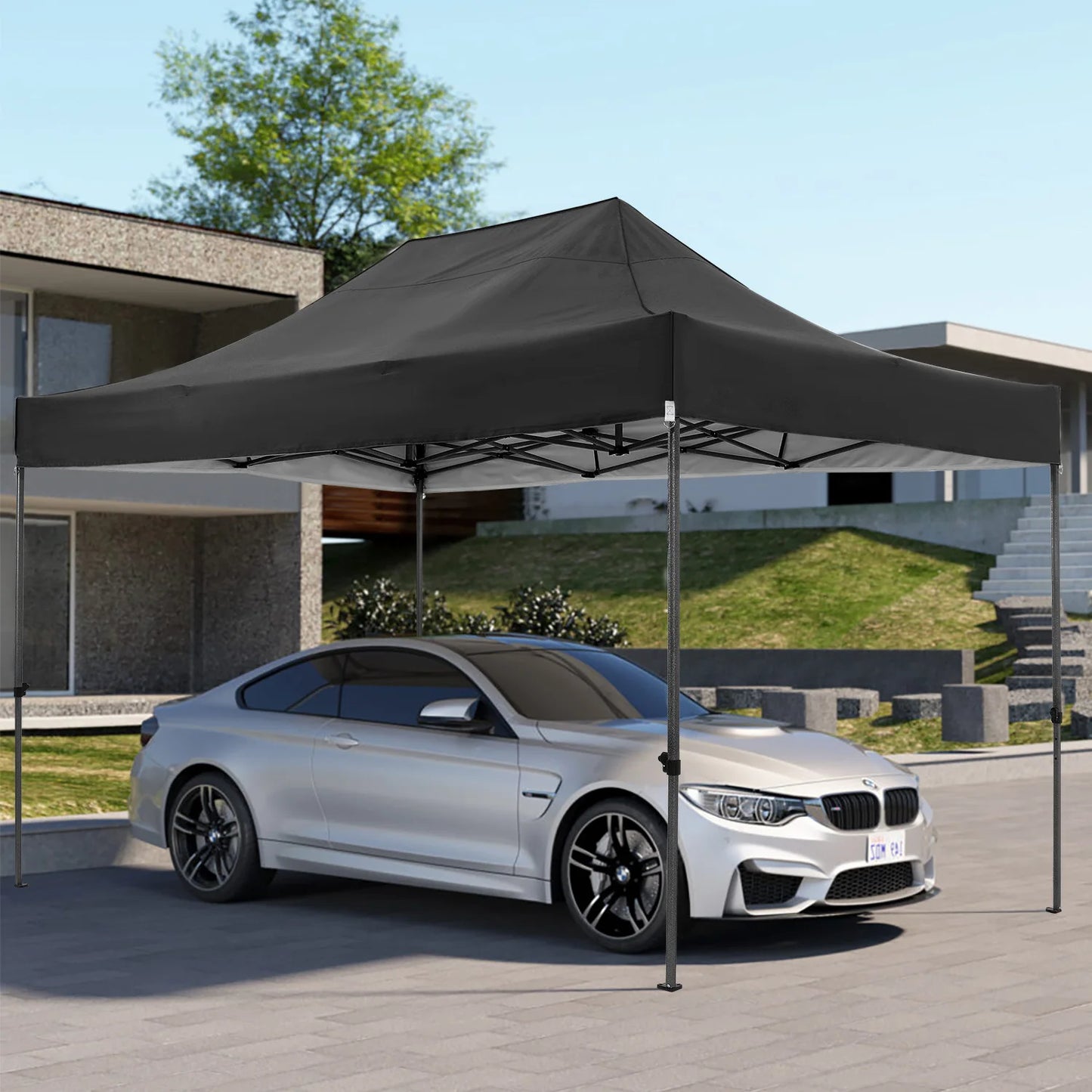 Heavy Duty Pop Up Canopy Tent with Sidewalls for Events