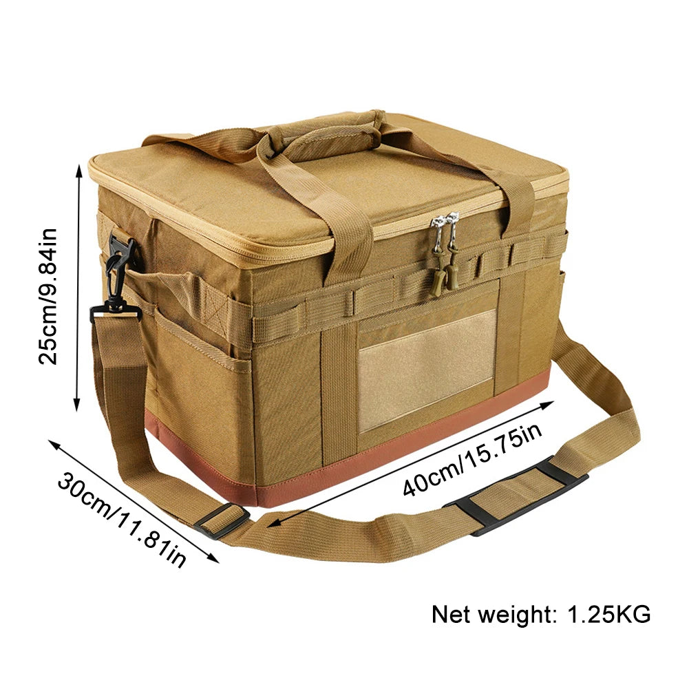 Camping Utensil Organizer Large Capacity Storage Bag