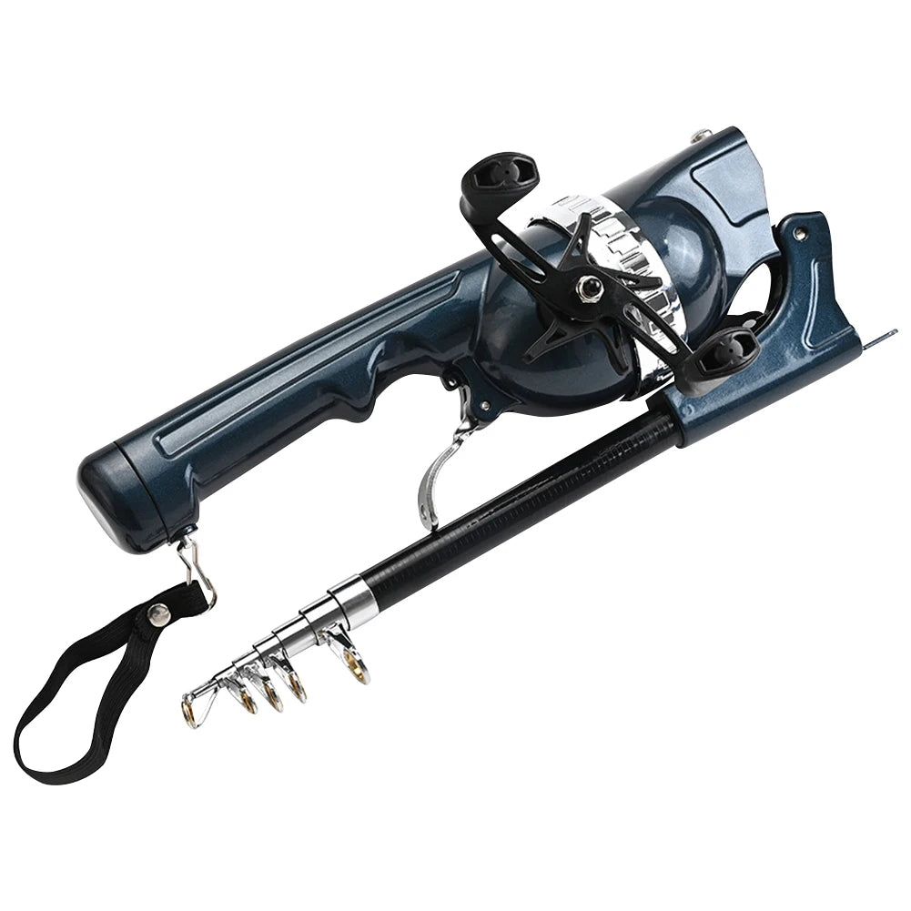 Portable Folding Fishing Rod with Reel for Travel Adventures