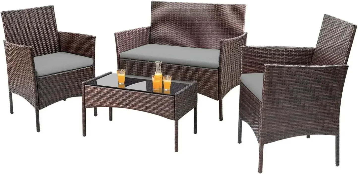 Modern Outdoor Indoor Furniture Set for Patio and Garden