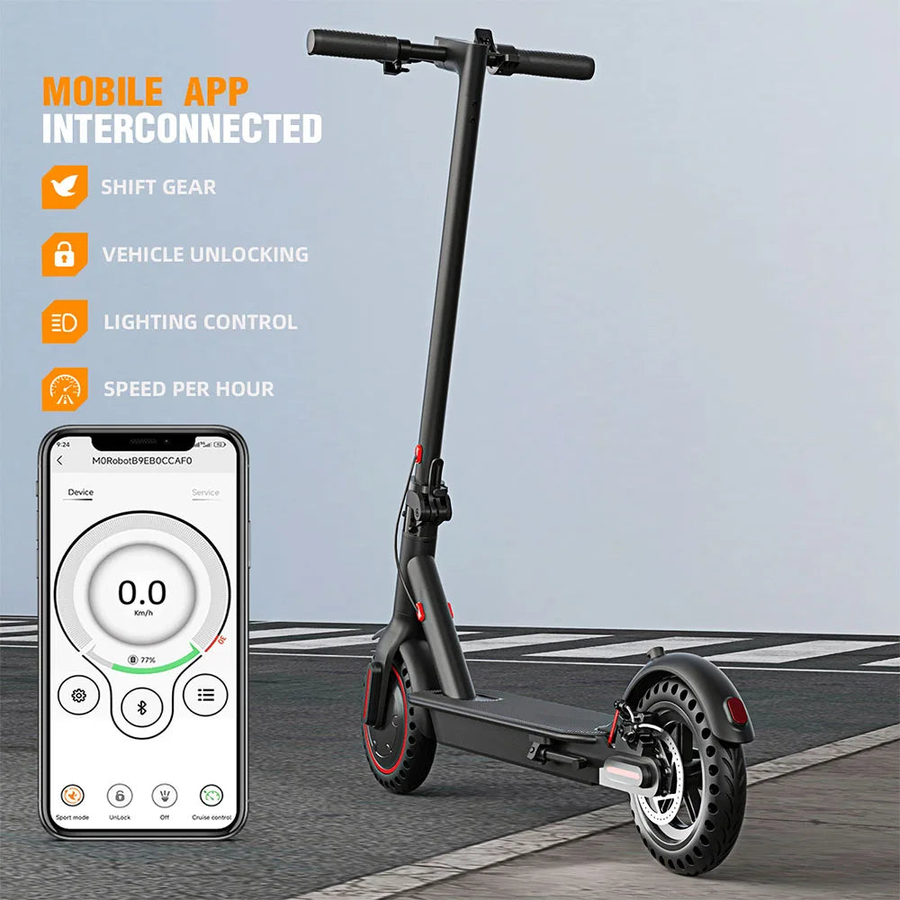 Foldable Electric Scooter with Dual Brake System for All Ages