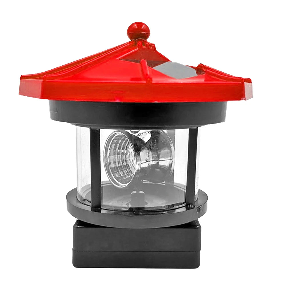 Lighthouse Solar LED Garden Light with Rotating Beam Effect