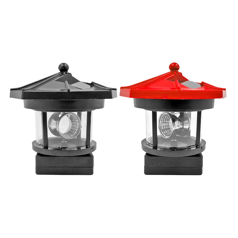 Lighthouse Solar LED Garden Light with Rotating Beam Effect