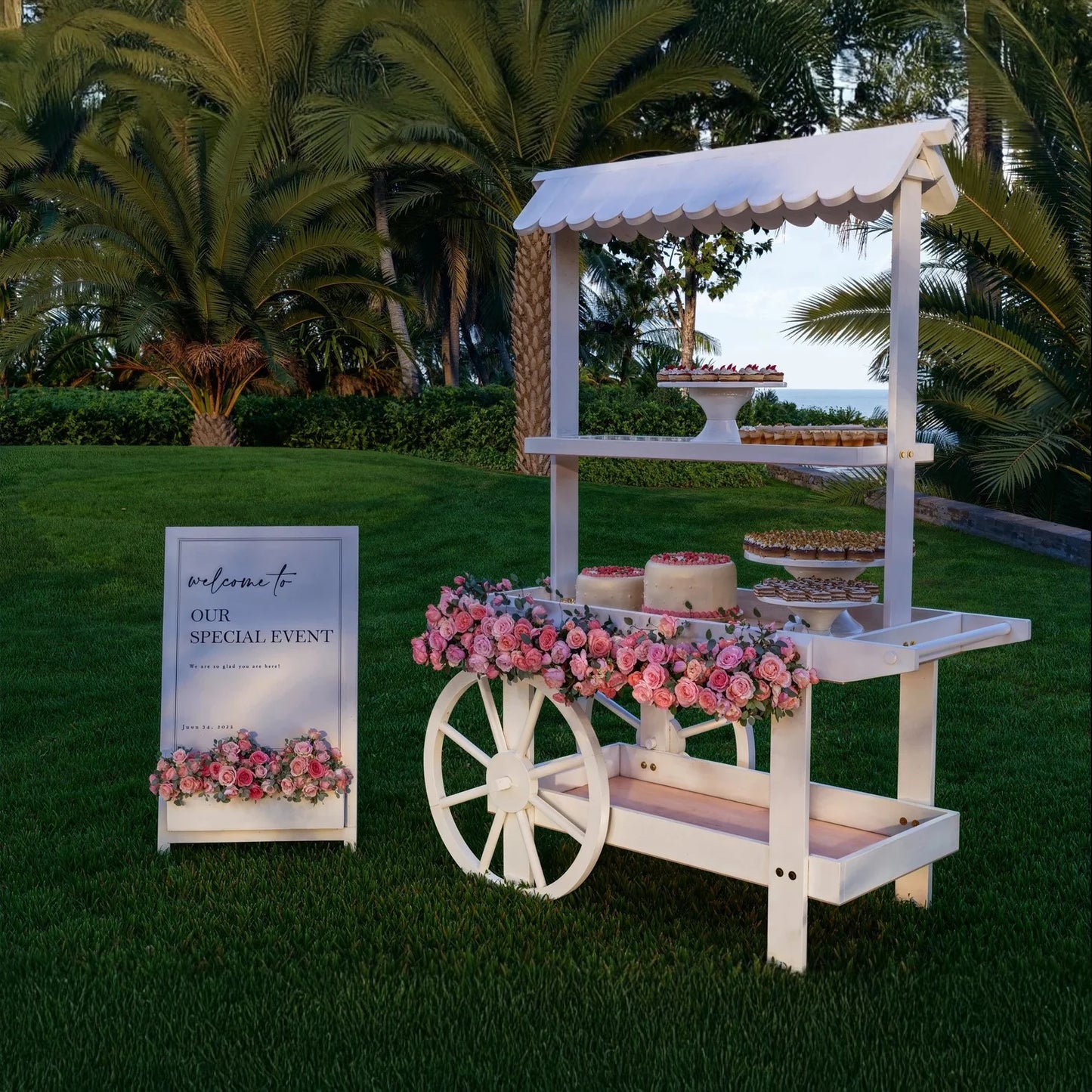 DIY Collapsible Event Cart Plan Lemonade Stand Decor