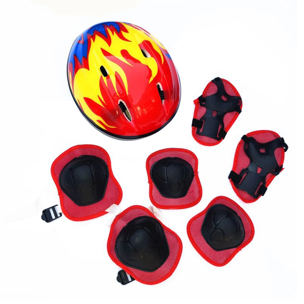 Kids Skateboard Protective Gear Set for Safe Riding