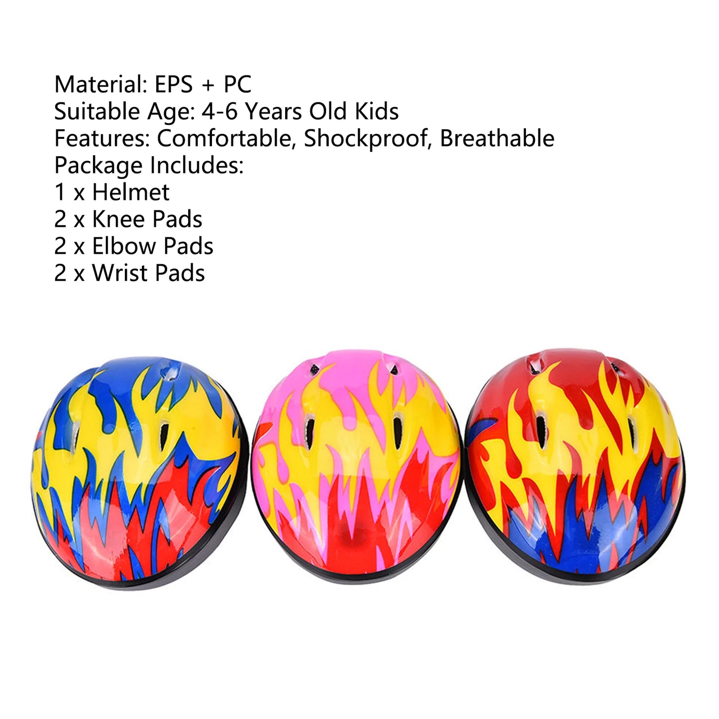 Kids Skateboard Protective Gear Set for Safe Riding