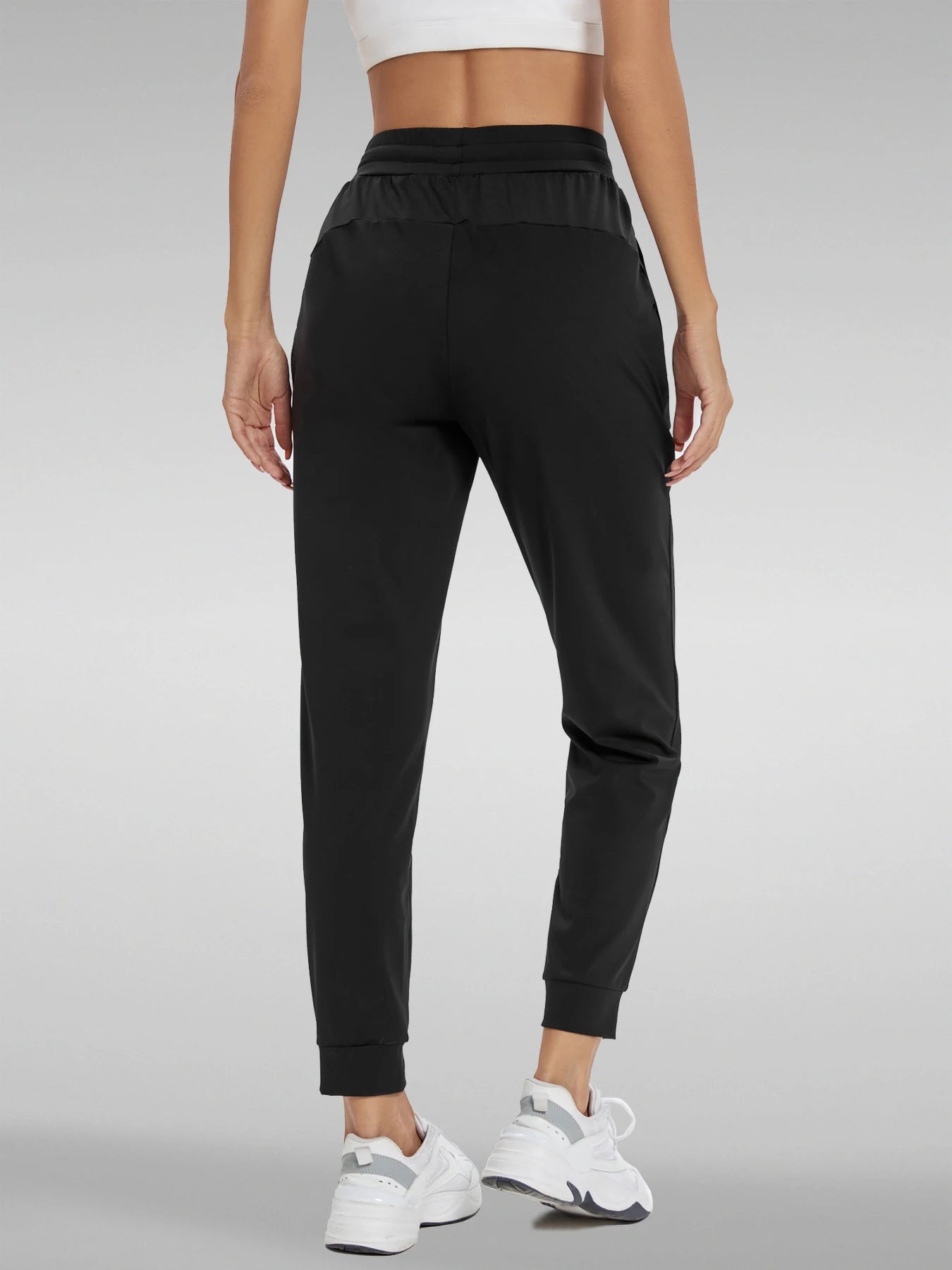 Women's High Waisted Joggers with Pockets for Active Lifestyle