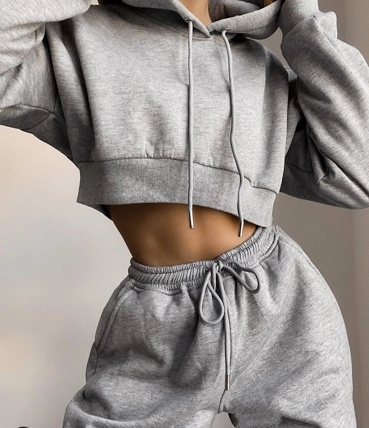Women's Slim Fit Plus Velvet Two-Piece Sportswear