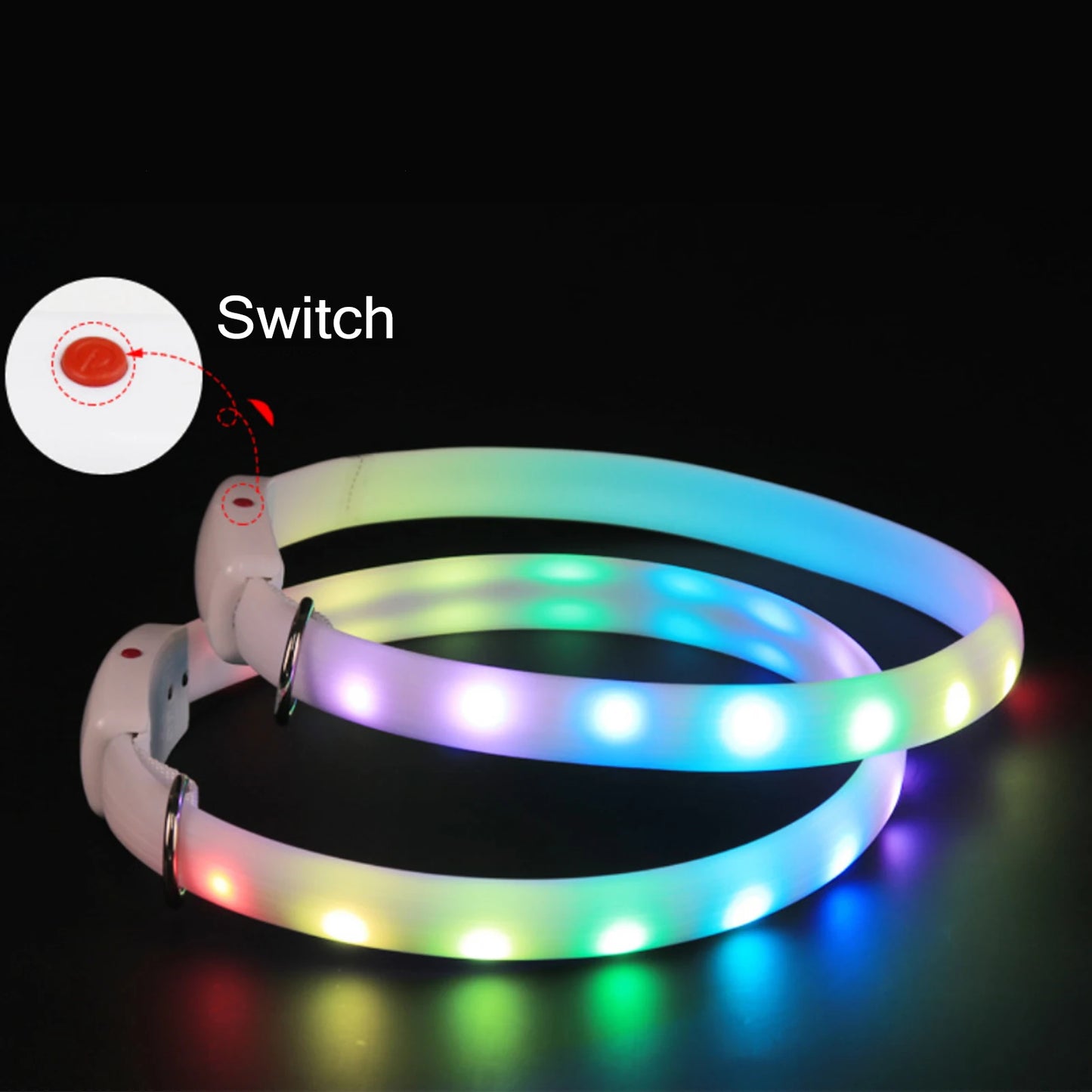 LED Light Up Safety Collar for Pets