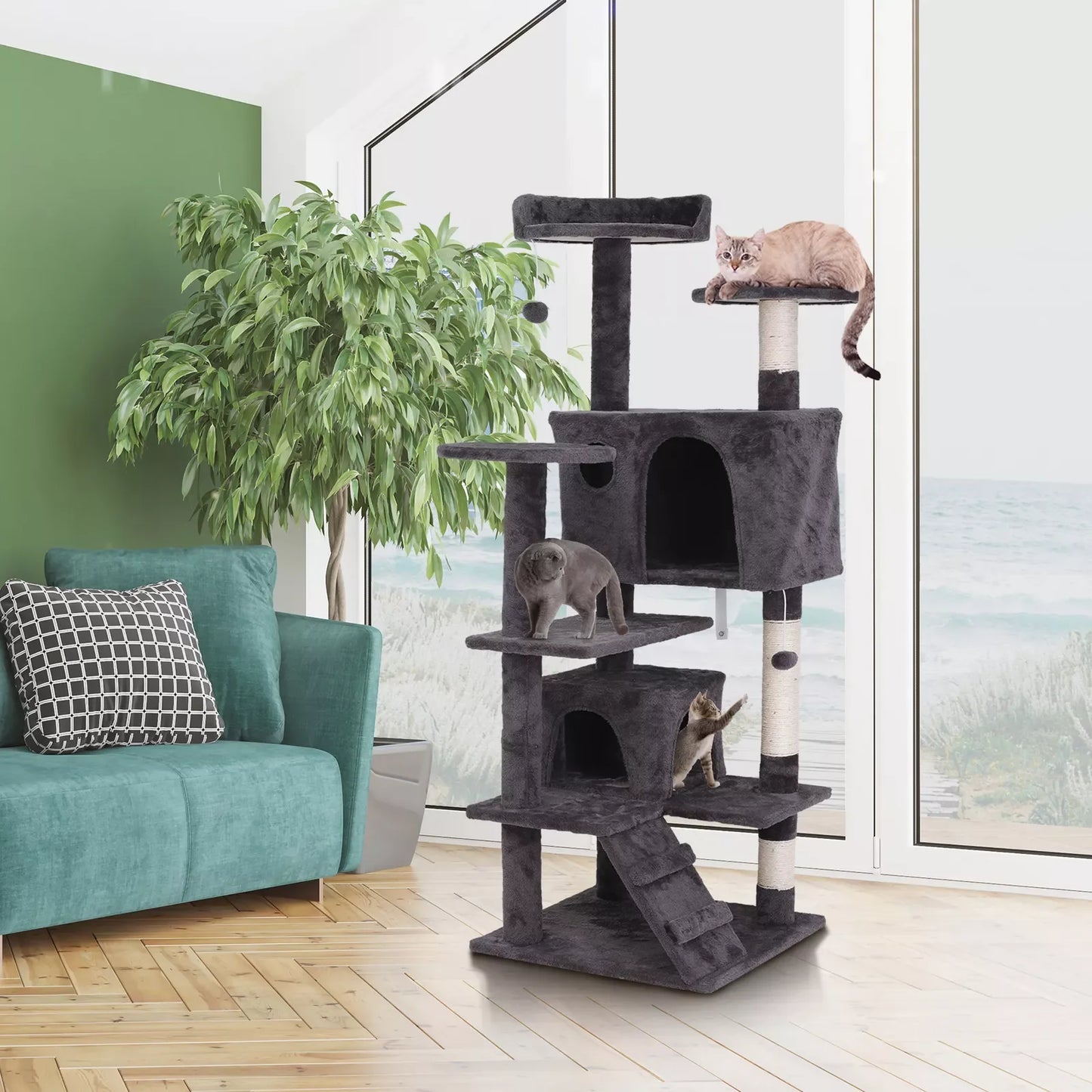 Cat Tree Condo Tower Activity Center for Happy Felines