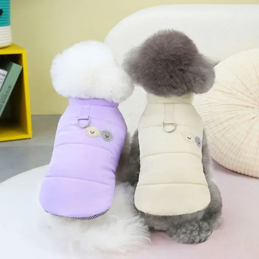 Pet Coat for Small Medium Dogs Cats with D-ring Vest