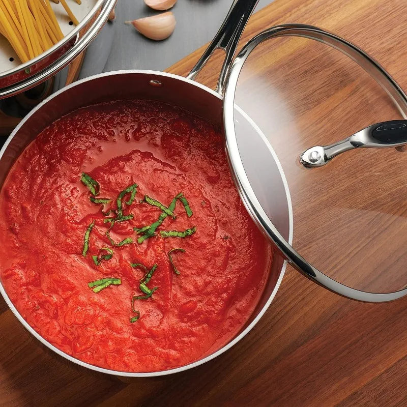 Tramontina Tri-Ply Clad Stainless Steel Cookware Set