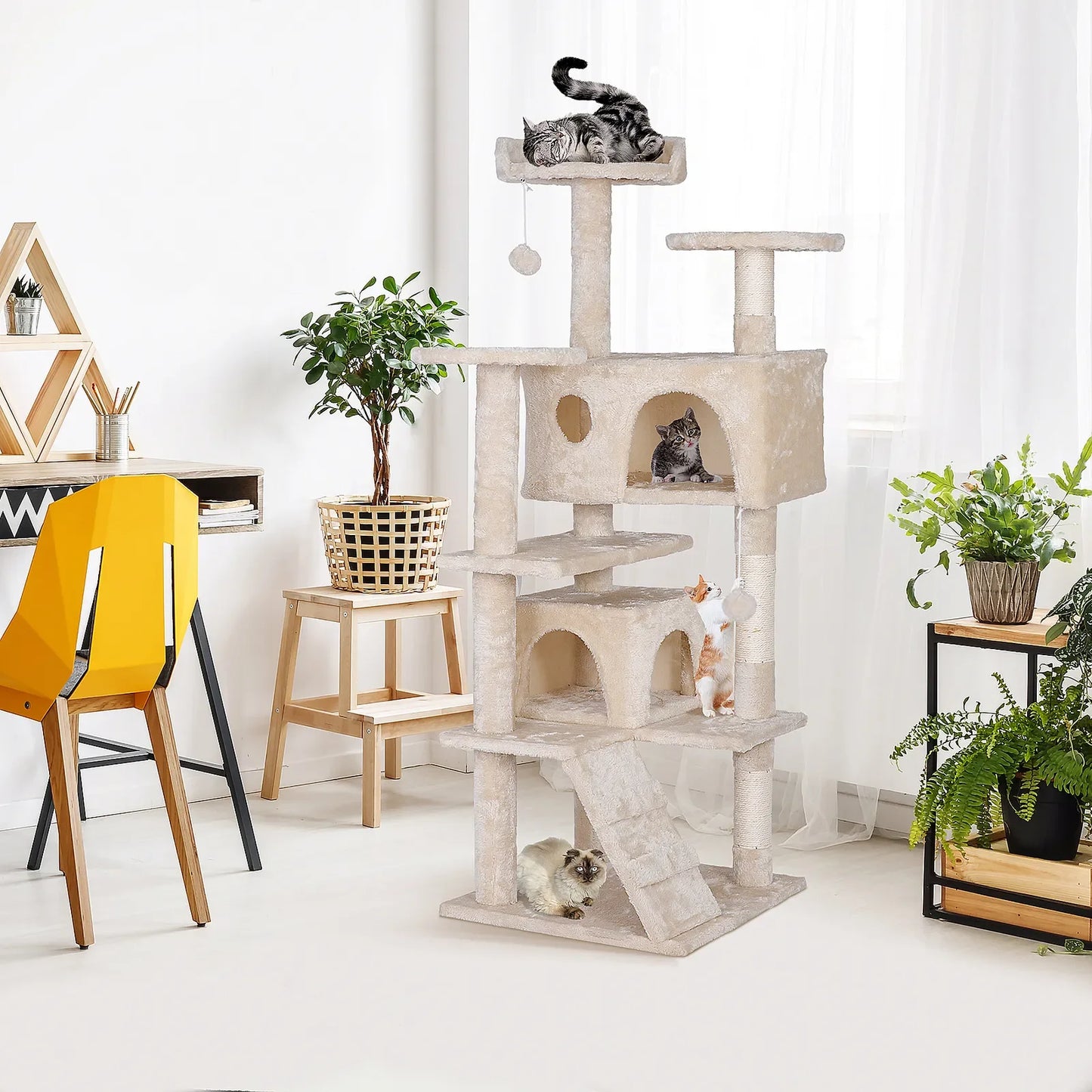 Cat Tree Condo Tower Activity Center for Happy Felines