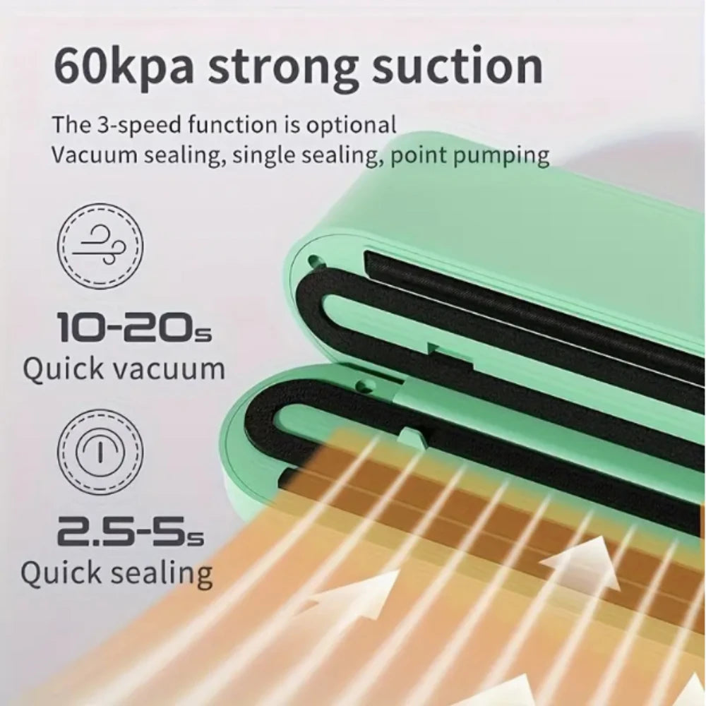 Automatic Vacuum Sealer Machine One Touch Seal for Freshness