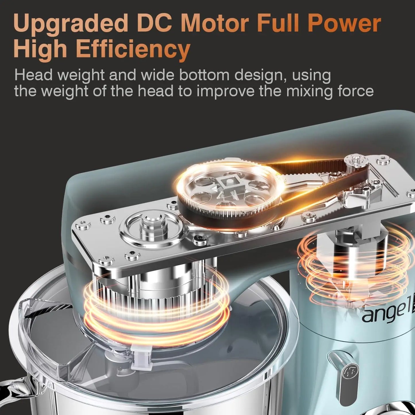 Countertop Mixer With 10 Speed Tilt Head And Dough Hook