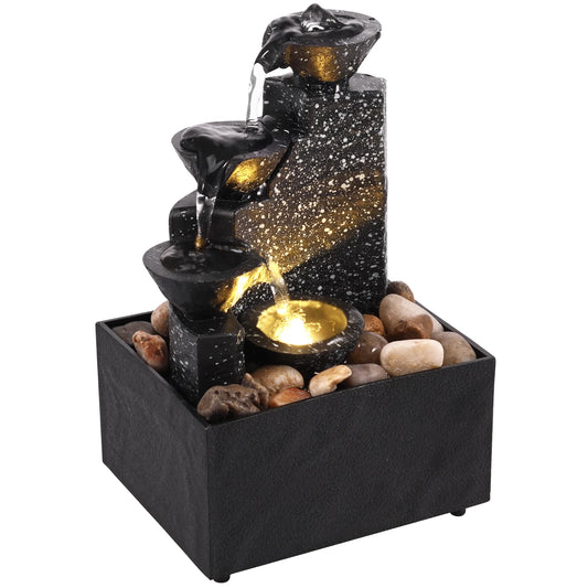 Art Waterfall Fountain Desktop Ornament For Living Room