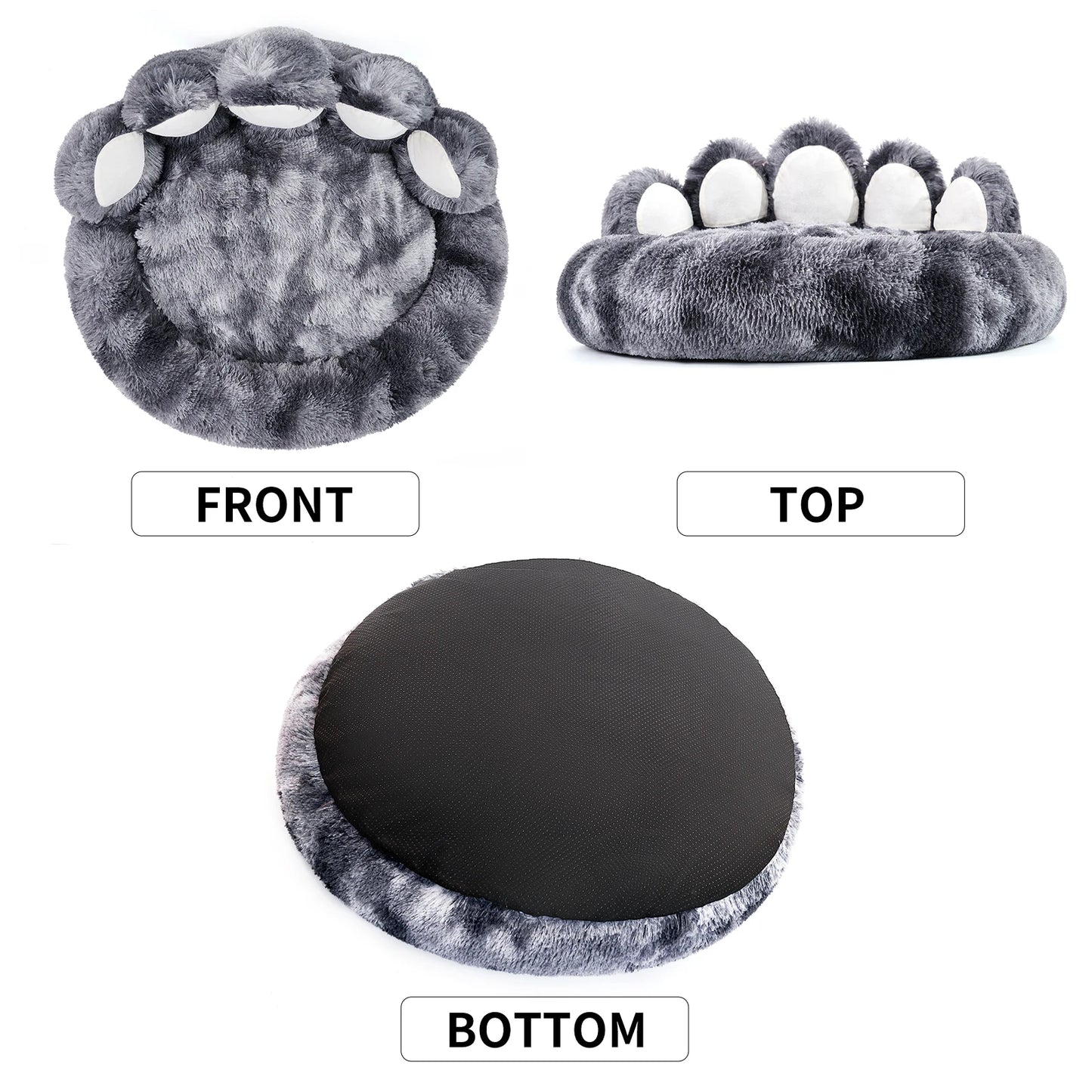 Cozy Paw Shape Dog Bed for Ultimate Comfort and Warmth
