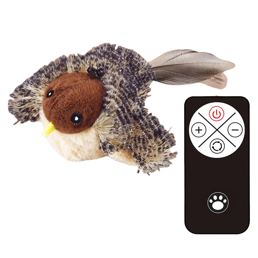 Interactive Cat Toys Flapping Bird Toy Flying Wings
