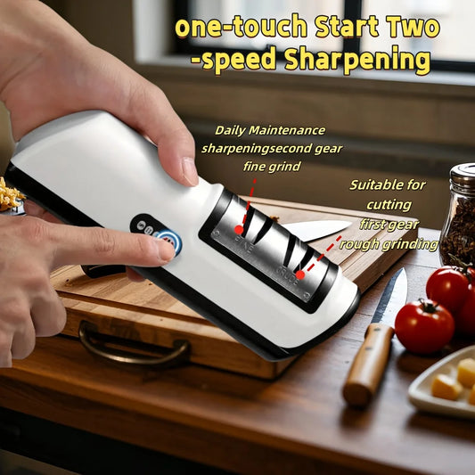 Electric Knife Sharpener Multifunctional Automatic Kitchen Tool