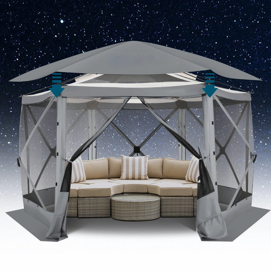 Pop Up Gazebo Screen Tent for Outdoor Camping Adventures