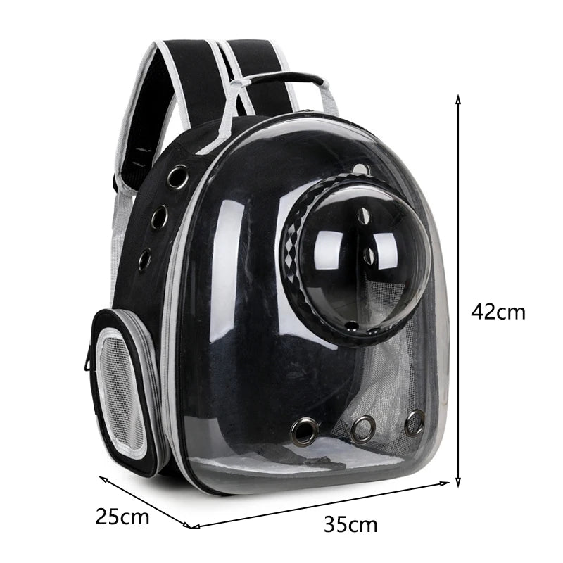 Space Capsule Breathable Pet Carrier Backpack Cats and Dogs