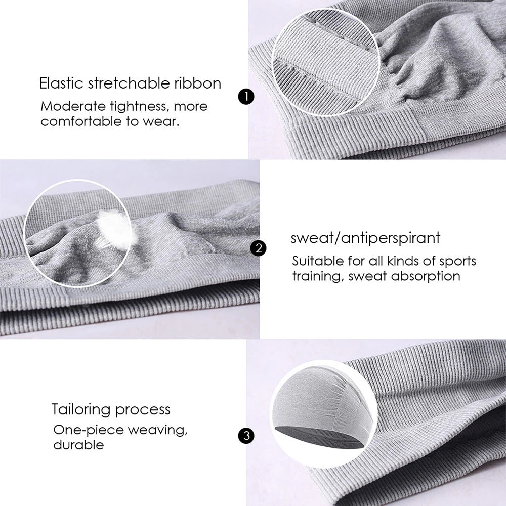 Unisex Sports Stretch Headband for Yoga Gym and Running