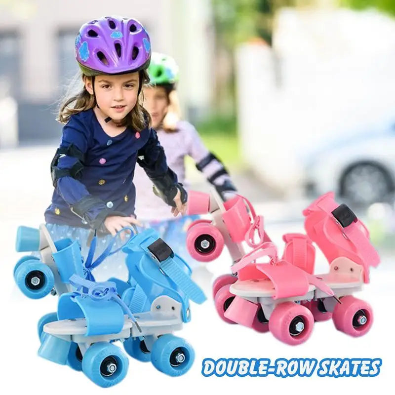Adjustable Skates Rolling For Child With 4 Wheels  For Boys Girls Beginner