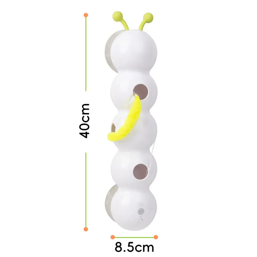 Interactive Earthworm Cat Toy Motion Activated Teasing Toy