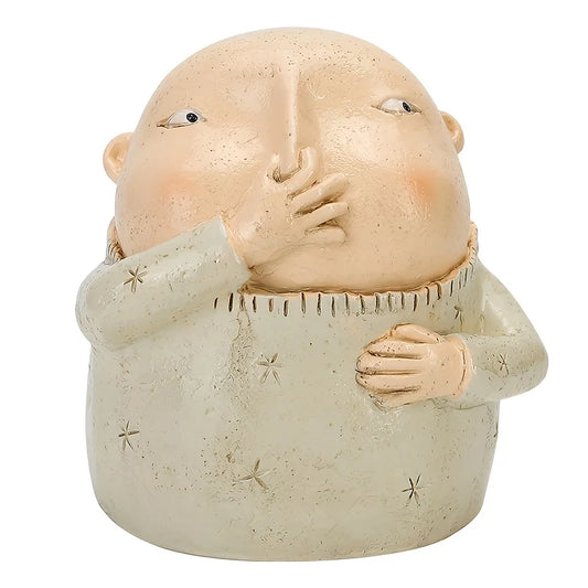 Funny Holding Nose Sculpture Statue For Home Shelf Decor