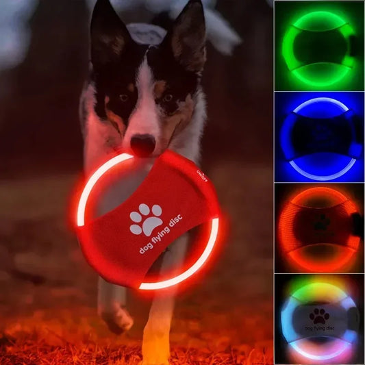 Dog Flying Discs 3 Modes led for Training