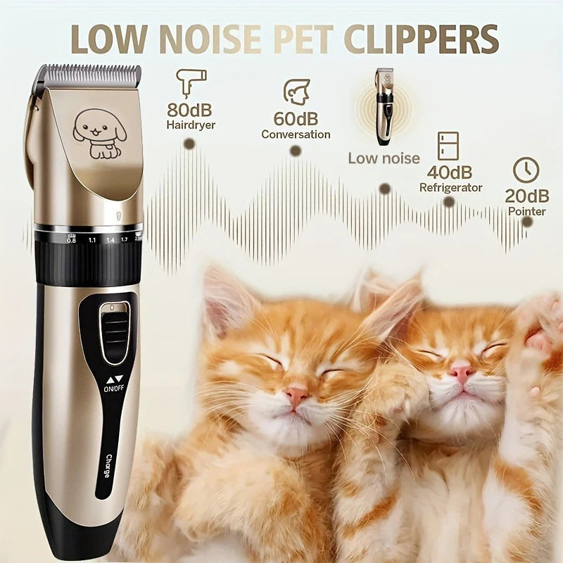 Pet Hair Trimmer Kit for Professional Home Grooming