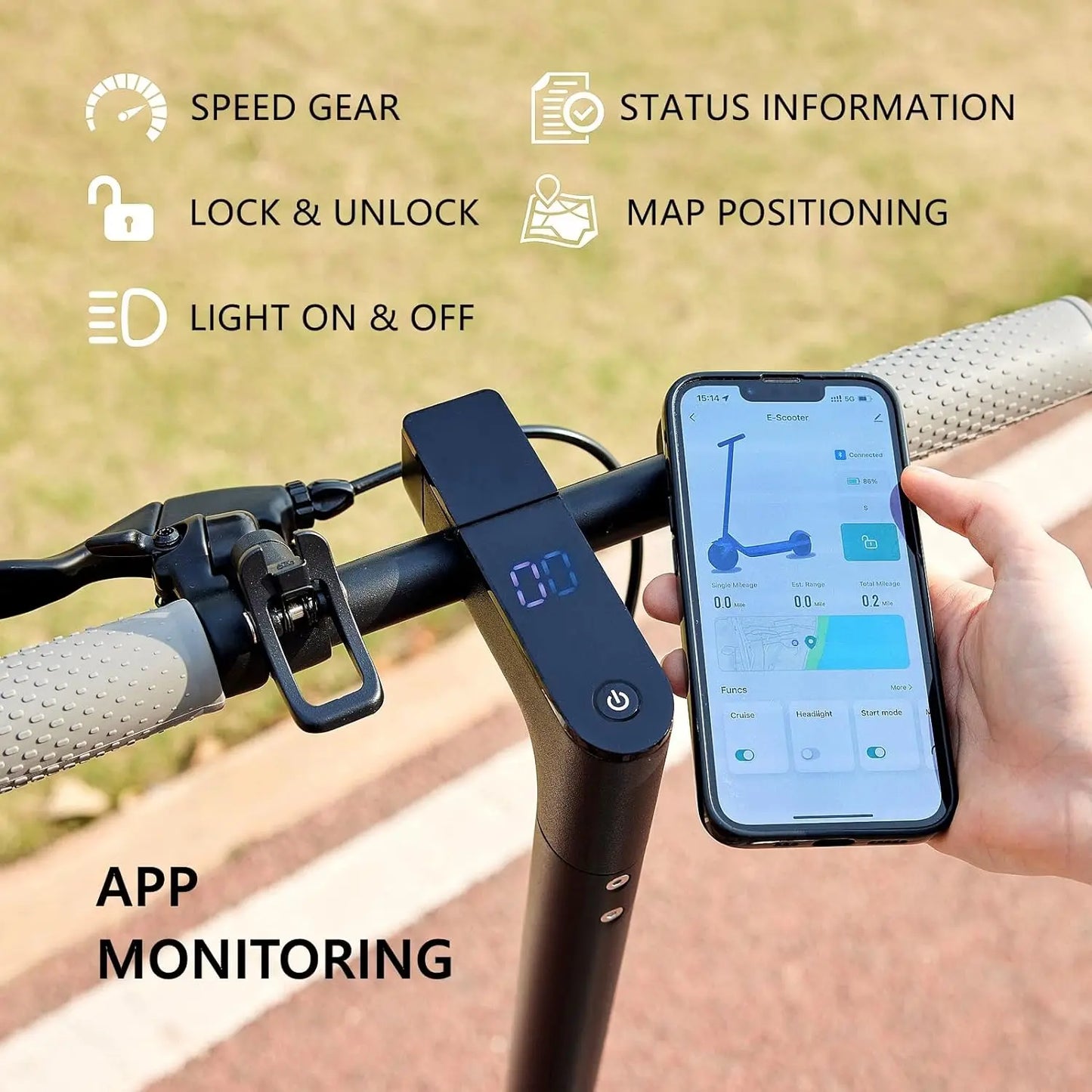 G5.0 Electric Scooter with Long Range and High Capacity Battery