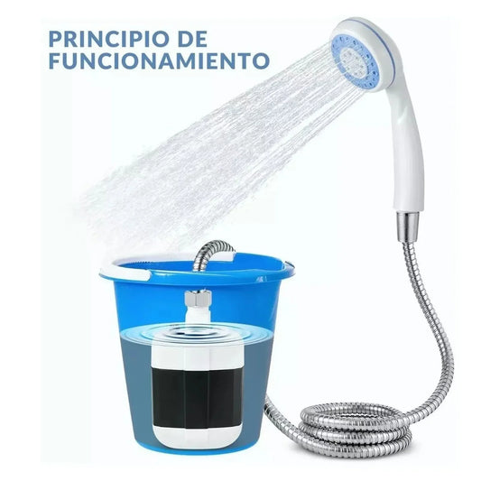 Rechargeable Outdoor Shower Pump For Camping And Garden