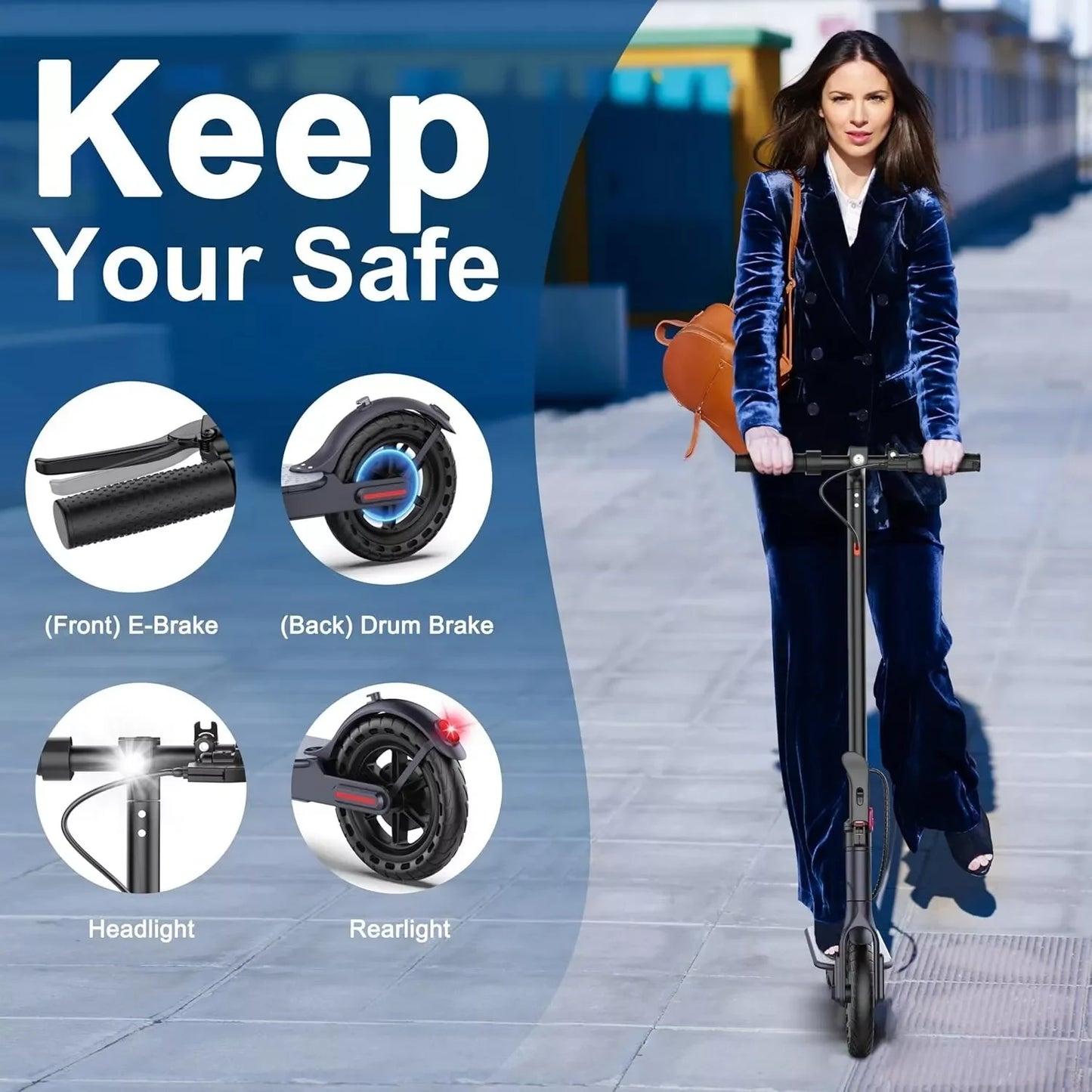Ladped LP60 Electric Scooter with Smart Control and Folding Design