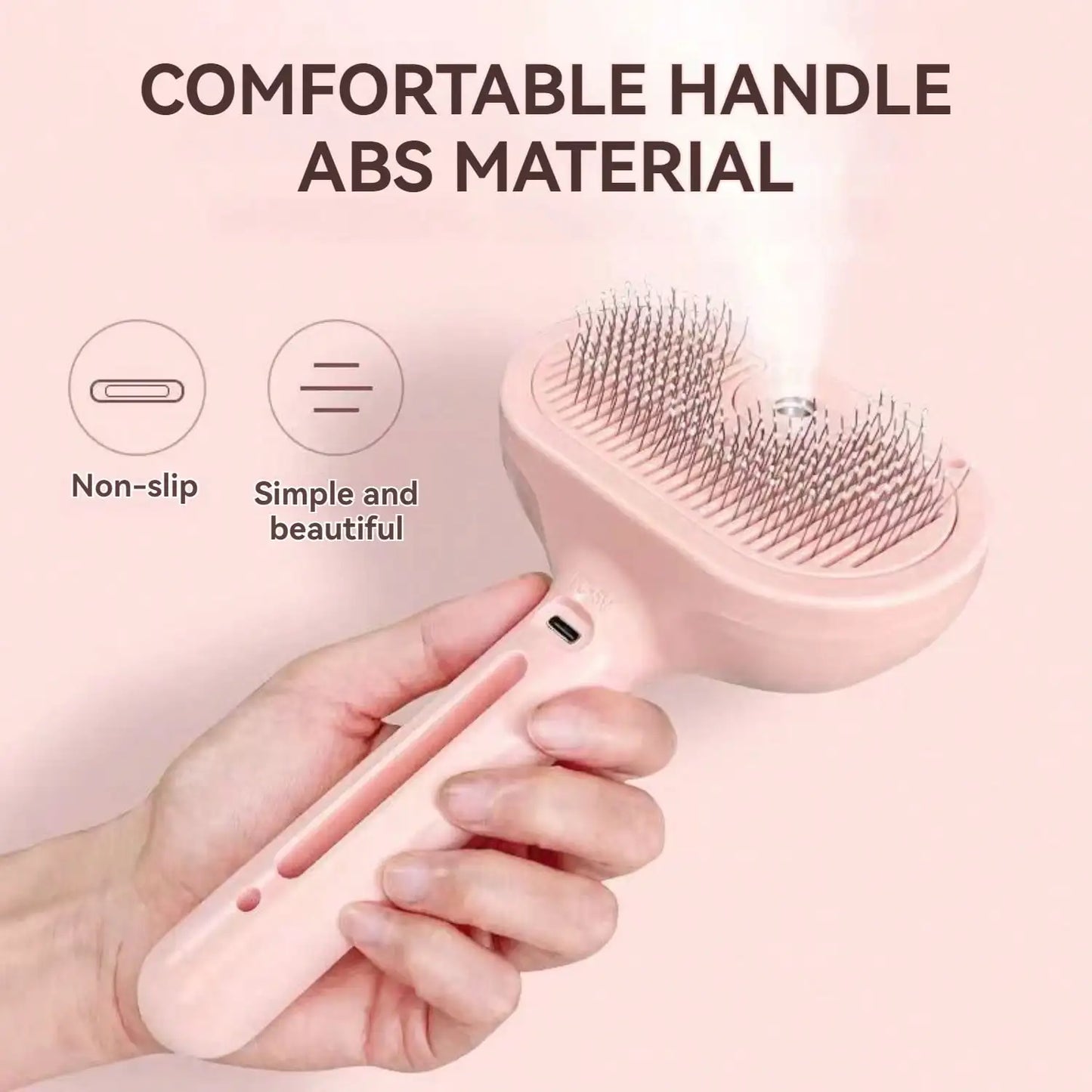 Cat Grooming Spray Brush for Effortless Hair Removal