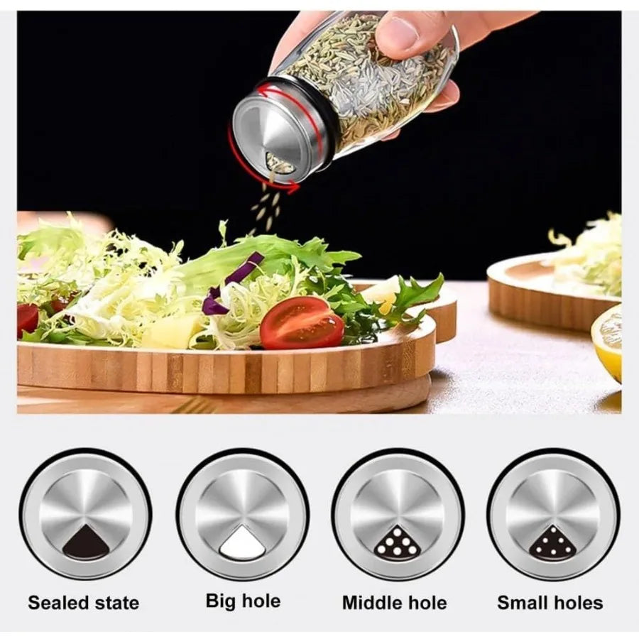 Revolving Spice Rack Organizer Set for Kitchen Storage