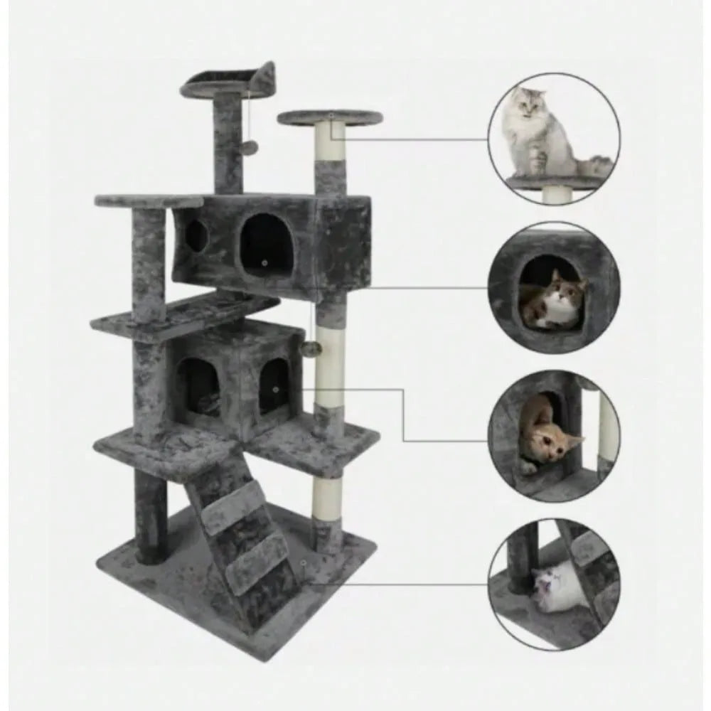 Cat Tree Tower Activity Center for Fun and Relaxation