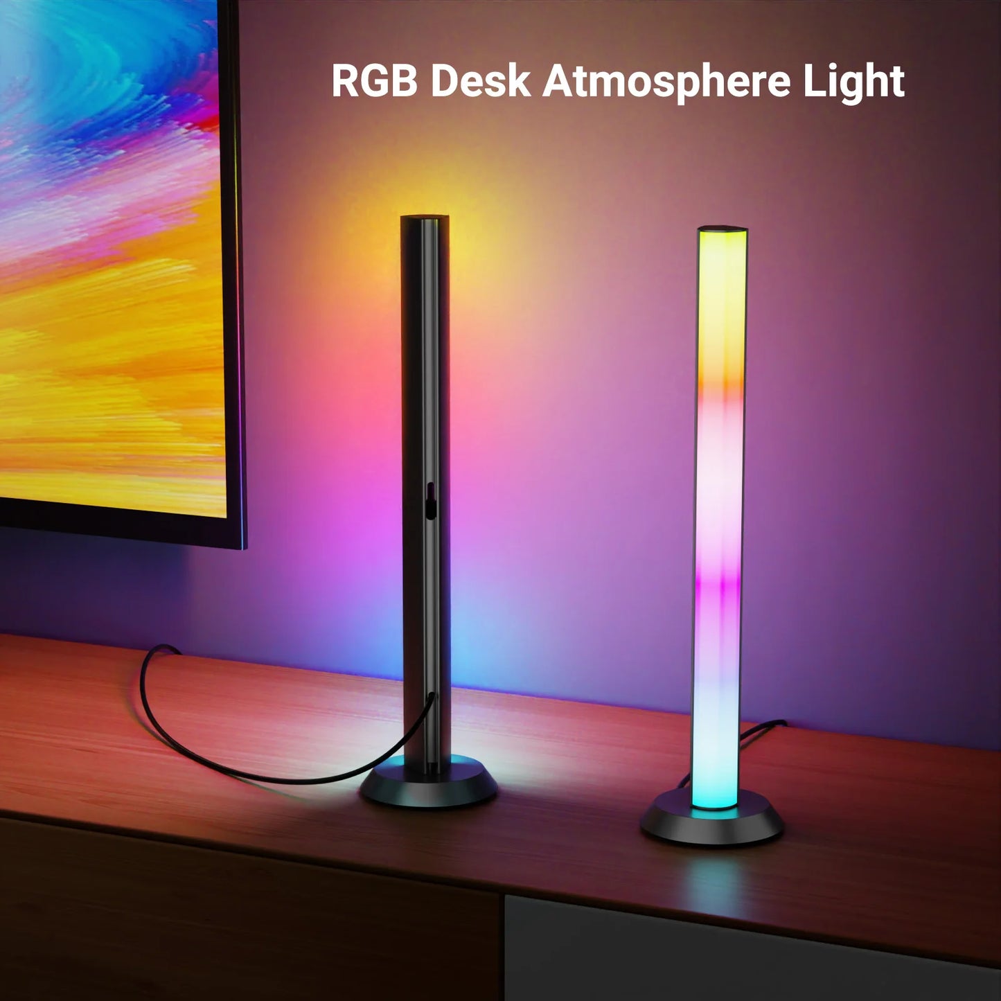 Smart LED Light Bars with Music Sync and Scene Modes