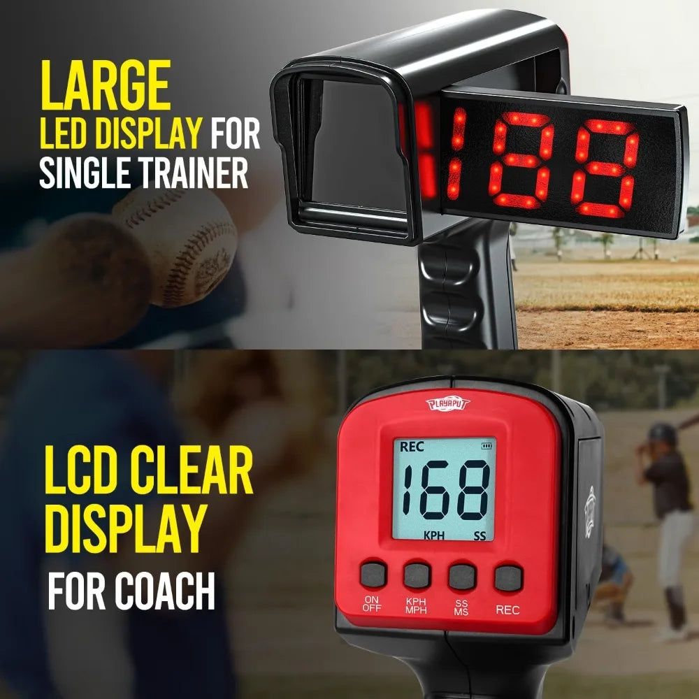 Baseball Radar Gun with LED LCD Display for Speed Training