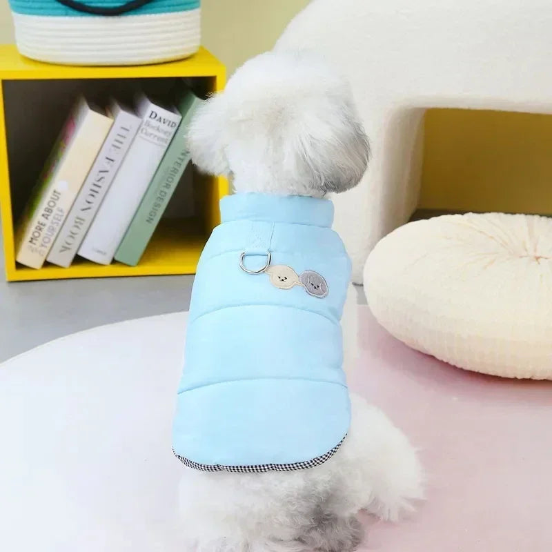 Pet Coat for Small Medium Dogs Cats with D-ring Vest