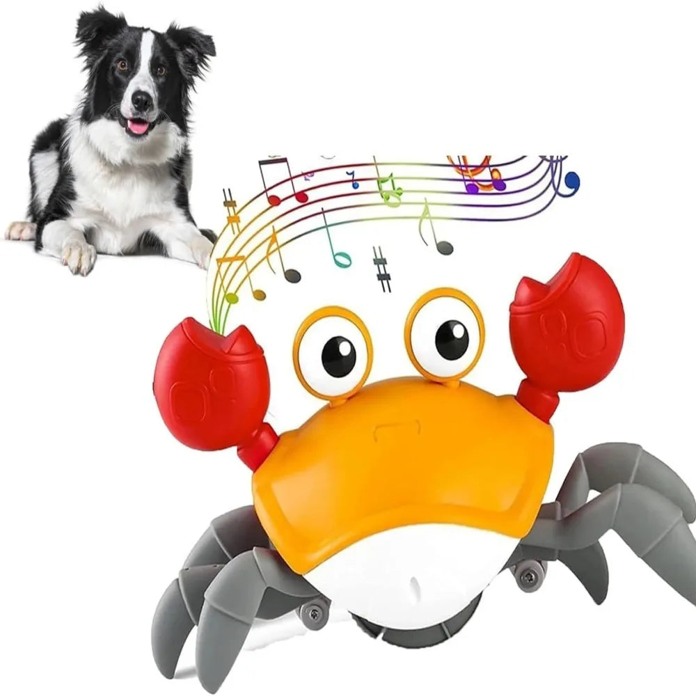 Interactive Dancing Crab Dog Toy With Musical Sounds