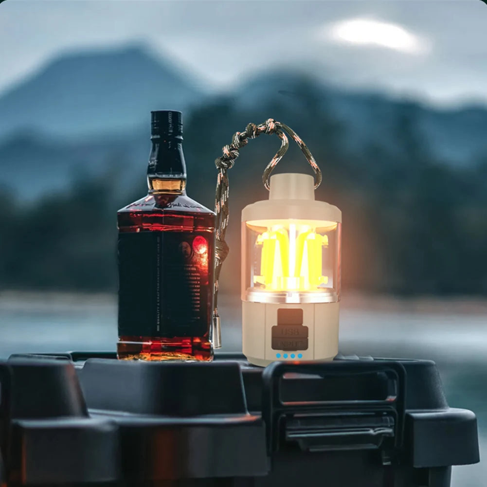 Hanging Camping Lantern IP44 Waterproof Powerful Atmosphere Light