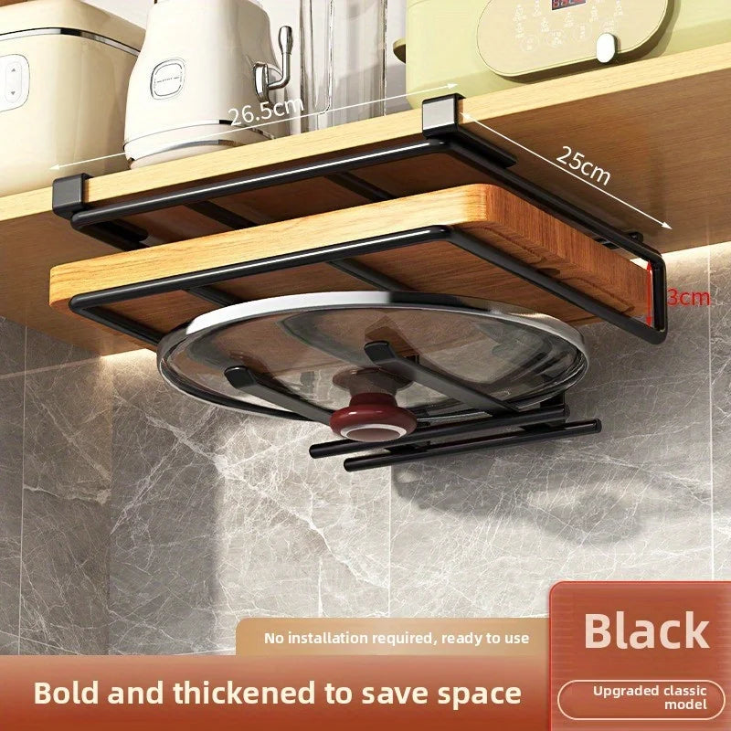 Kitchen Hanging Organizer with Hooks for Pots and Pans